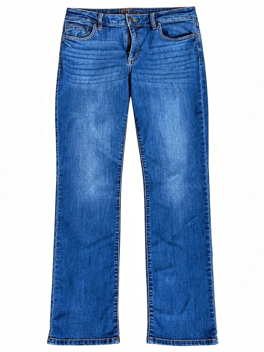 KUT from the Kloth Katy Boyfriend Jeans Blue Waist 8